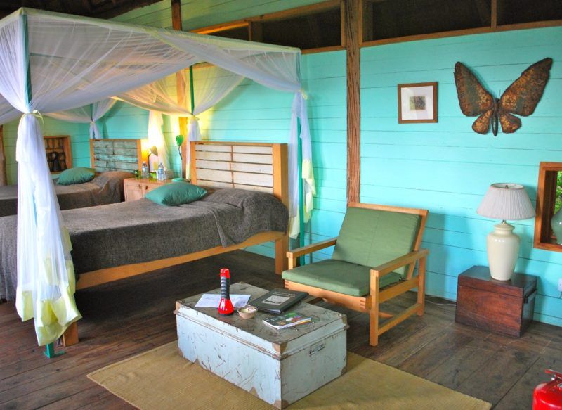 Chambre dans le Kyambura Lodge dans le parc national Queen Elizabeth - Ouganda | Au Tigre Vanillé