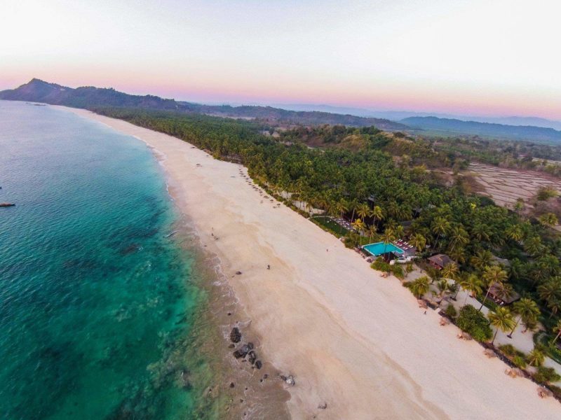 Plage à l'Amara Resort à Ngapali - Birmanie | Au Tigre Vanillé