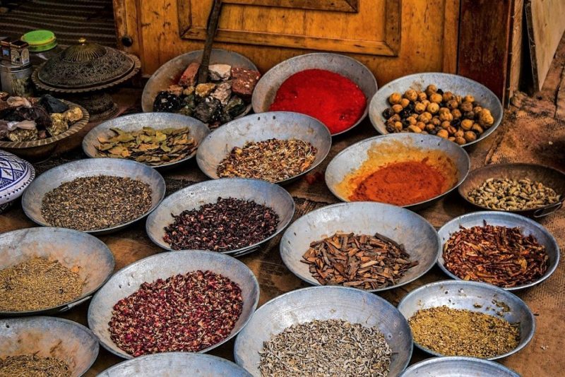Etale d'épices à Pétra - Jordanie | Au Tigre Vanillé