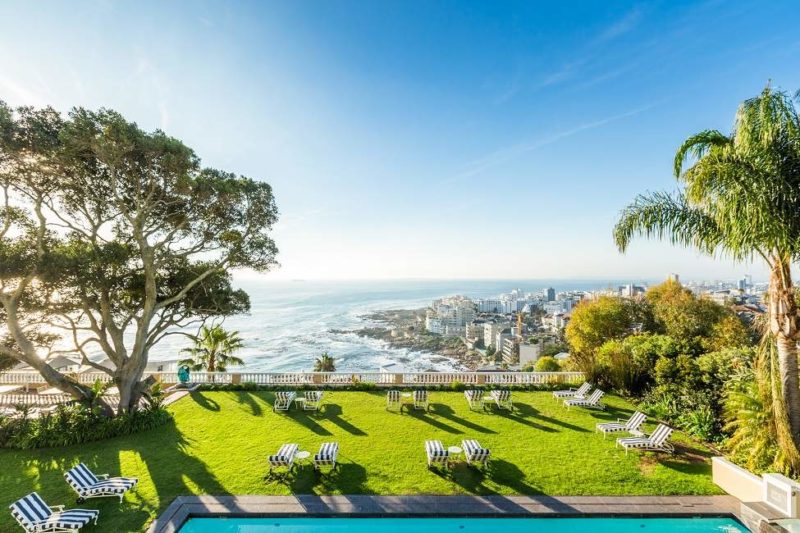 Jardin de l'hôtel Ellerman House au Cap - Afrique du Sud | Au Tigre Vanillé