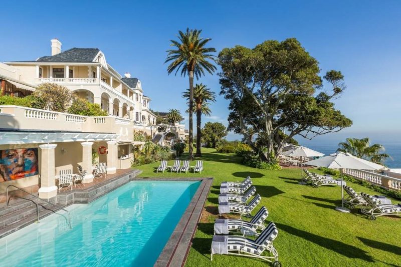 Piscine de l'hôtel Ellerman House au Cap - Afrique du Sud | Au Tigre Vanillé