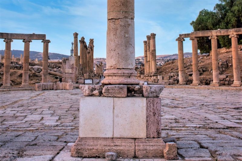 Ruines du temple de Jerash - Jordanie | Au Tigre Vanillé
