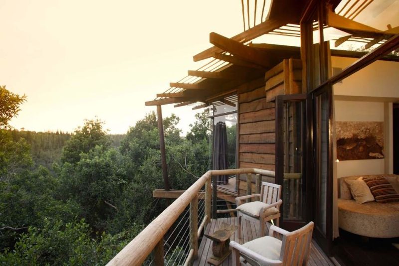 Villa avec balcon au Tsala Treetop Lodge - Afrique du Sud | Au Tigre Vanillé