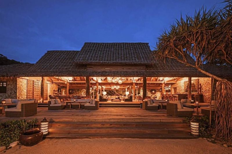 Lounge de Wa Ale Island Resort - Birmanie | Au Tigre Vanillé