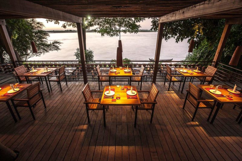 Restaurant de l'hôtel Yandabo Home - Birmanie | Au Tigre Vanillé