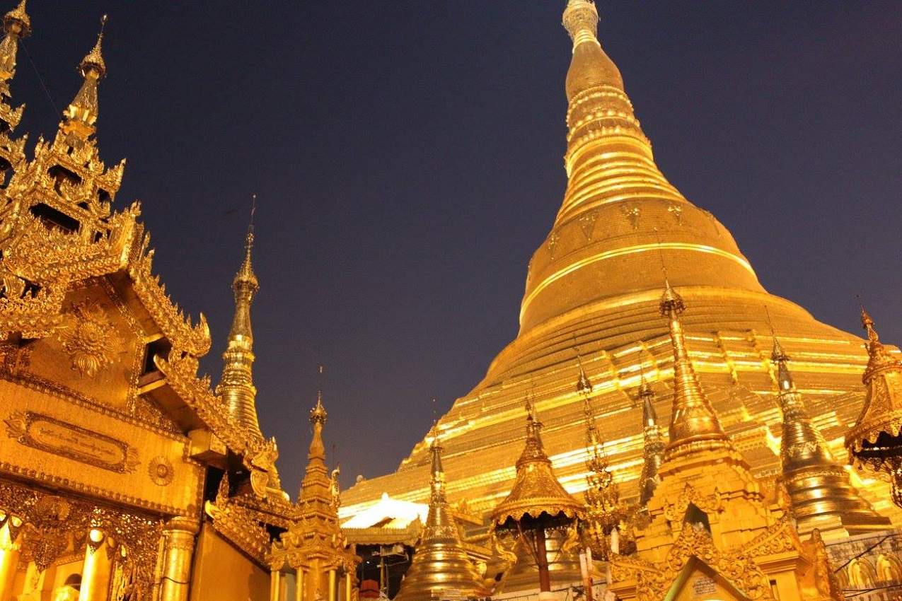 Pagode dorée de la Shwedadon de Yangon - Birmanie | Au Tigre Vanillé