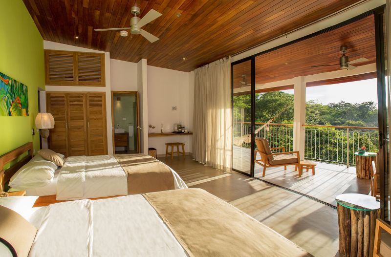 Chambre de l'hôtel Lagarta Lodge dans la province de Guanacaste - Costa Rica | Au Tigre Vanillé