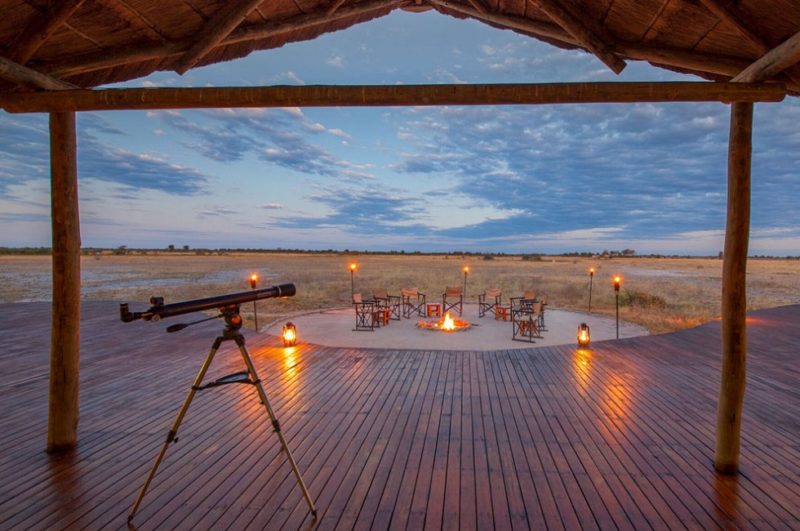 Feu de camp du lodge Nxai Pan - Botswana | Au Tigre Vanillé