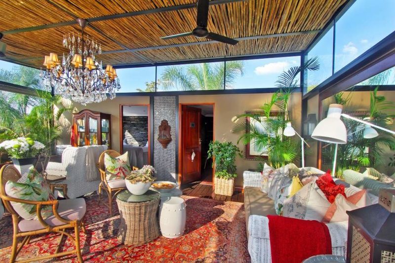 Salon de l'hôtel The Residence à Johannesbourg - Afrique du Sud | Au Tigre Vanillé