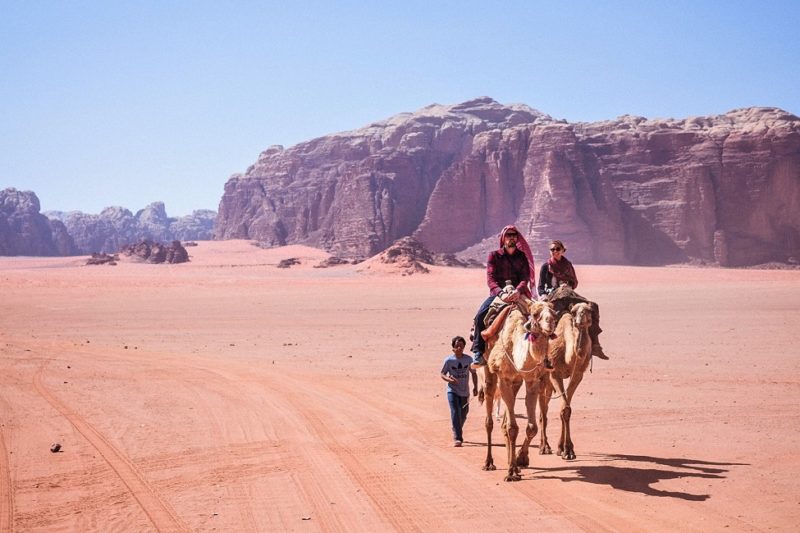 Promenade en chameau dans le désert du Wadi Rum - Jordanie | Au Tigre Vanillé
