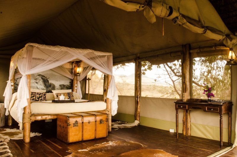 Chambre au Campi Ya Kanzi Lodge - Kenya | Au Tigre Vanillé