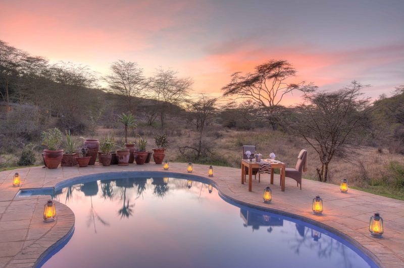 Piscine du Emakoko Lodge - Kenya | Au Tigre Vanillé