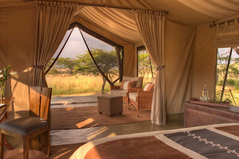Chambre du Naboisho Camp dans la réserve du Mara - Kenya | Au Tigre Vanillé