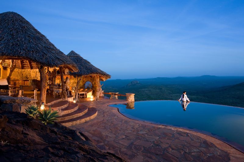 Vue depuis la piscine du Ol Malo Lodge - Kenya | Au Tigre Vanillé