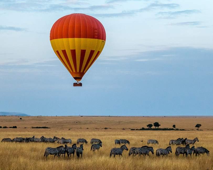 survol-montgolfiere-masaimara-kenya Survol en montgolfière du Masai Mara - Kenya | Au Tigre Vanillé