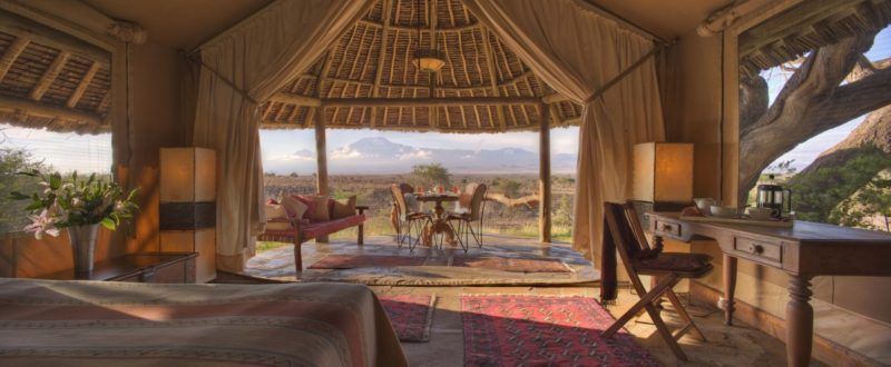Tente du Tortilis Camp - Kenya | Au Tigre Vanillé