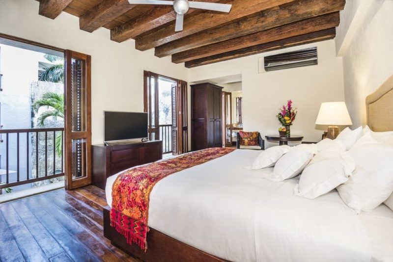 Chambre de l'hôtel boutique Ananda à Carthagène - Colombie | Au Tigre Vanillé