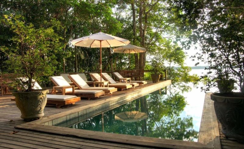 Piscine de l'Anavilhanas Jungle Lodge - Brésil | Au Tigre Vanillé