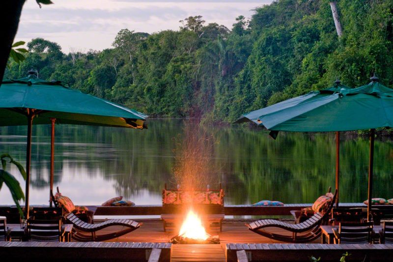 Feu au Cristalino Lodge en Amazonie - Brésil | Au Tigre Vanillé
