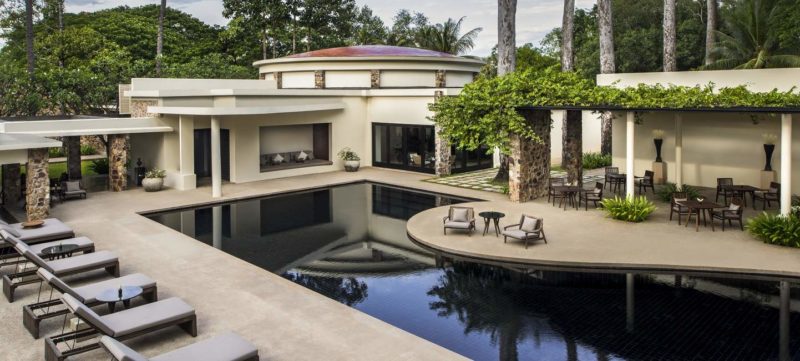 Piscine de l'hôtel Amansara à Siem Riep - Cambodge | Au Tigre Vanillé