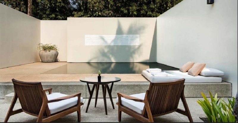 Piscine privée de l'hôtel Amansara à Siem Riep - Cambodge | Au Tigre Vanillé