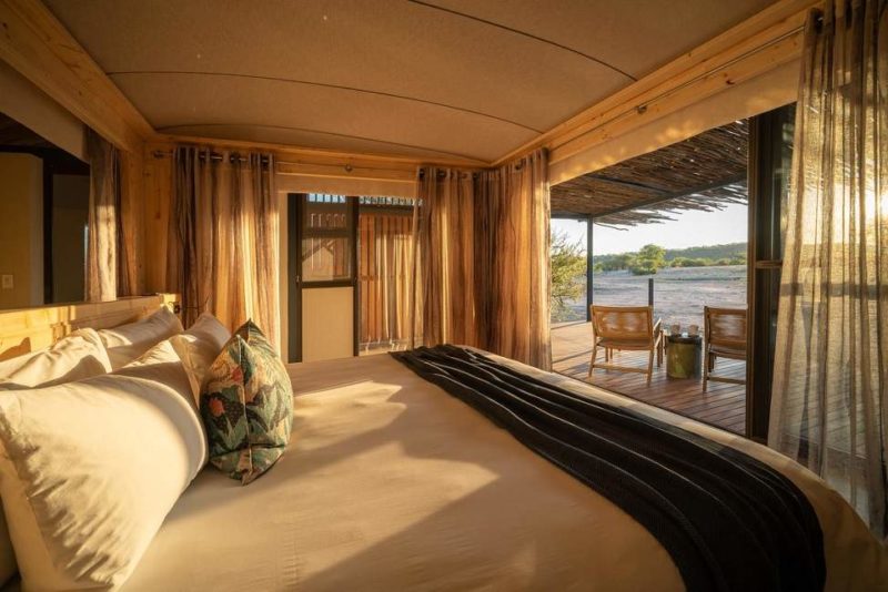 Chambre de l'hôtel Andersson's Camp - Namibie | Au Tigre Vanillé