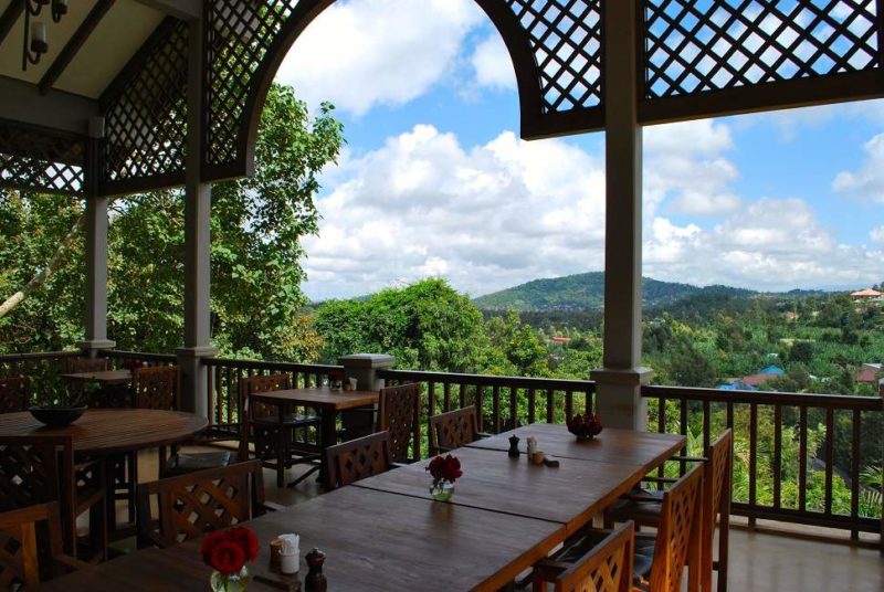 Restaurant du Machewo Lodge à Arusha - Tanzanie | Au Tigre Vanillé