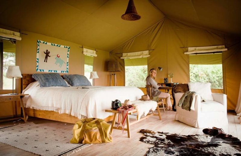 Tente de l'hôtel Entamanu Ngorongoro - Tanzanie | Au Tigre Vanillé