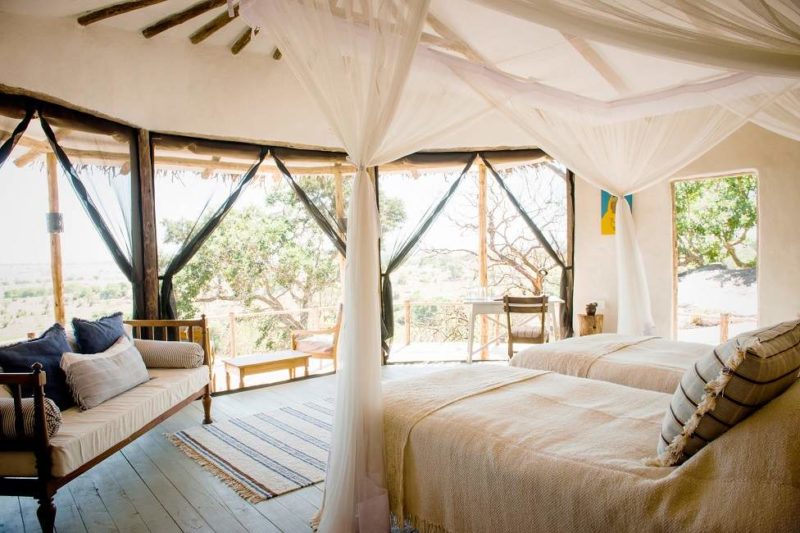 Chambre de l'hôtel Lamai dans le parc du Serengeti - Tanzanie | Au Tigre Vanillé