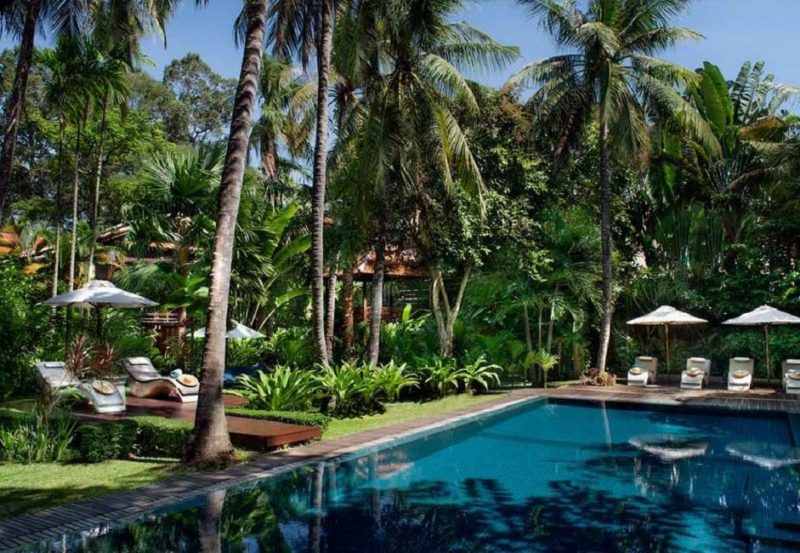 Piscine de l'hôtel Maison Polenka à Siem Riep - Cambodge | Au Tigre Vanillé