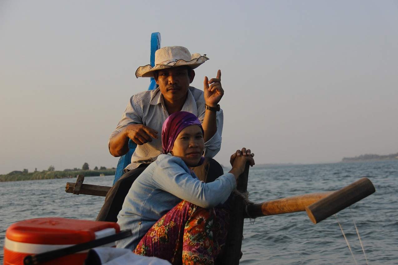 Pêcheurs sur le Mekong - Cambodge | Au Tigre Vanillé