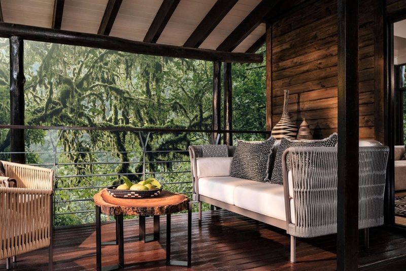 Balcon de l'hotel One & Only de Nyungwe - Rwanda | Au Tigre Vanillé