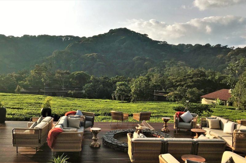 Terrasse de l'hotel One & Only de Nyungwe - Rwanda | Au Tigre Vanillé