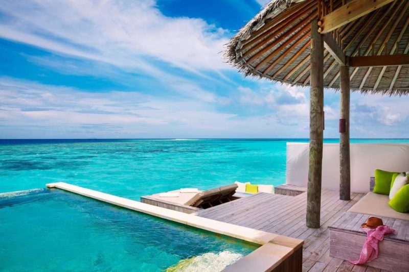 Piscine de la Water Villa au Six Senses Lamuu - Maldives | Au Tigre Vanillé