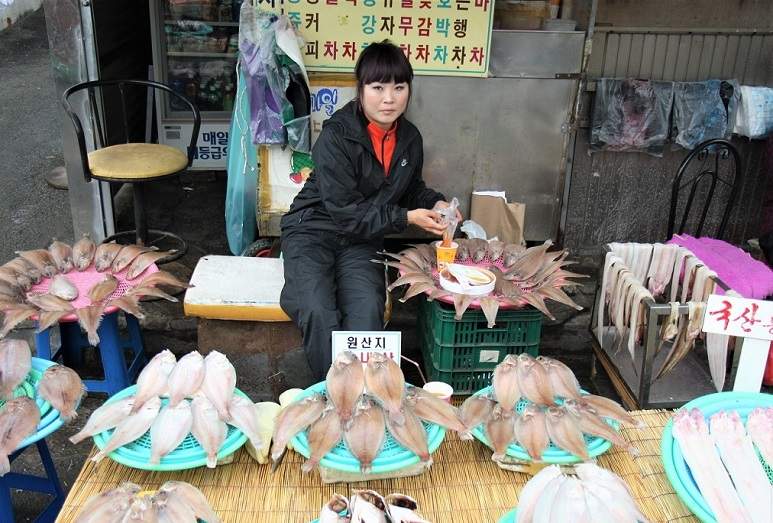 Marché aux poissons - Corée du Sud | Au Tigre Vanillé