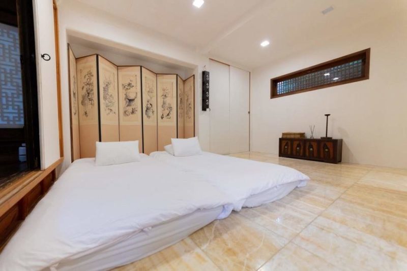 Chambre de l'hotel Rakkaojae Hanok à Séoul - Corée du Sud | Au Tigre Vanillé