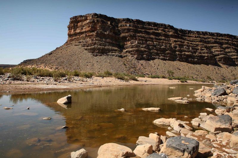 Rivière dans le Fish River Canyon - Namibie | Au Tigre Vanillé