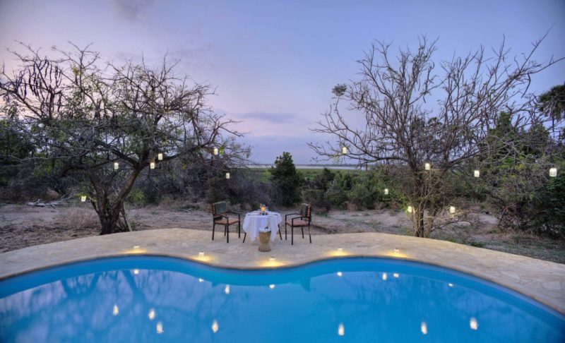 Piscine de l'hôtel Roho Ya Selous - Tanzanie | Au Tigre Vanillé