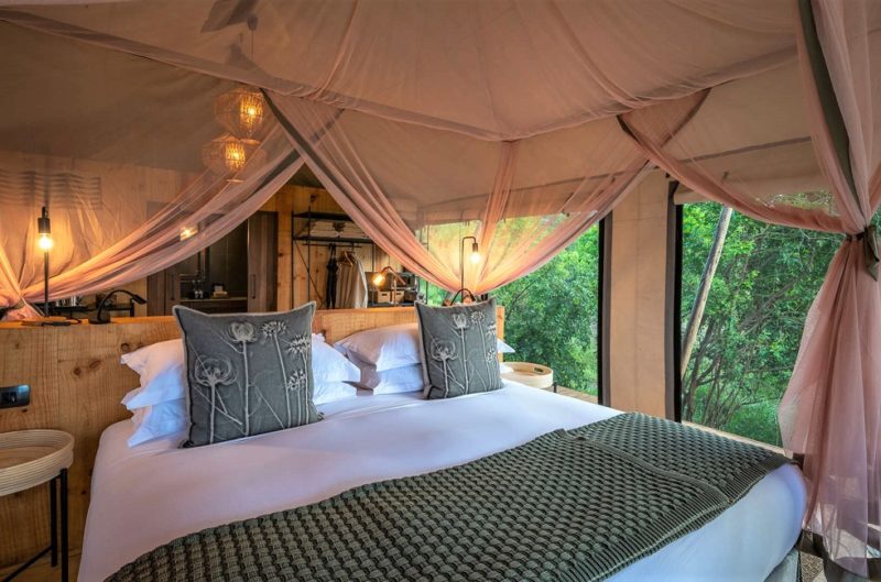 Chambre sous tente du Magashi Camp au parc Akagera - Rwanda | Au Tigre Vanillé