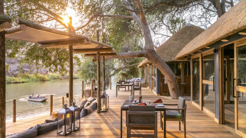 Terrasse de l'hôtel Serra Cafema - Namibie | Au Tigre Vanillé