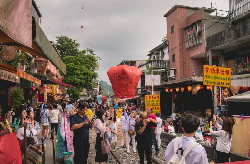 Lancer de lanternes à Shifen - Taïwan | Au Tigre Vanillé