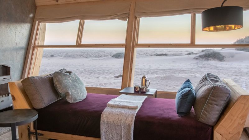 Shipwrep Lodge dans les dunes de la côte des squelettes - Namibie | Au Tigre Vanillé
