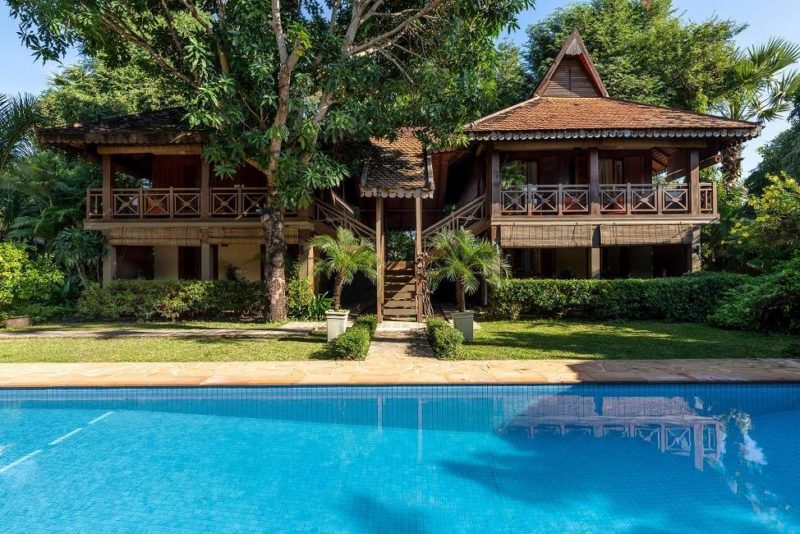 Piscine de l'hôtel Palmerai à Siem Reap - Cambodge | Au Tigre Vanillé