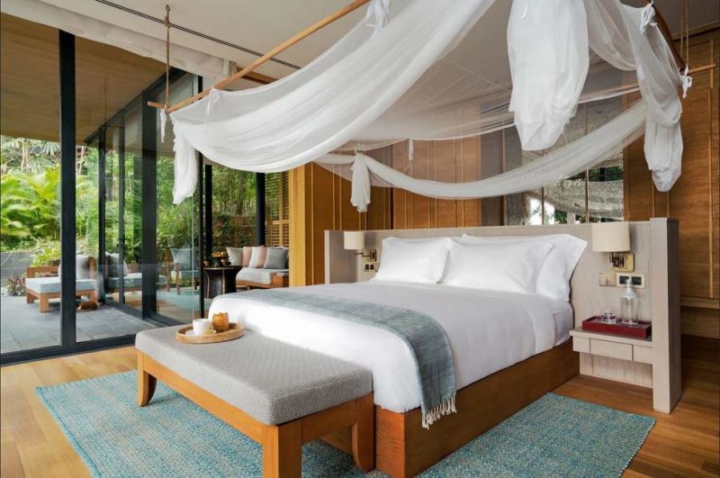 Chambre de l'hôtel Six Senses à Krabey Island - Cambodge | Au Tigre Vanillé