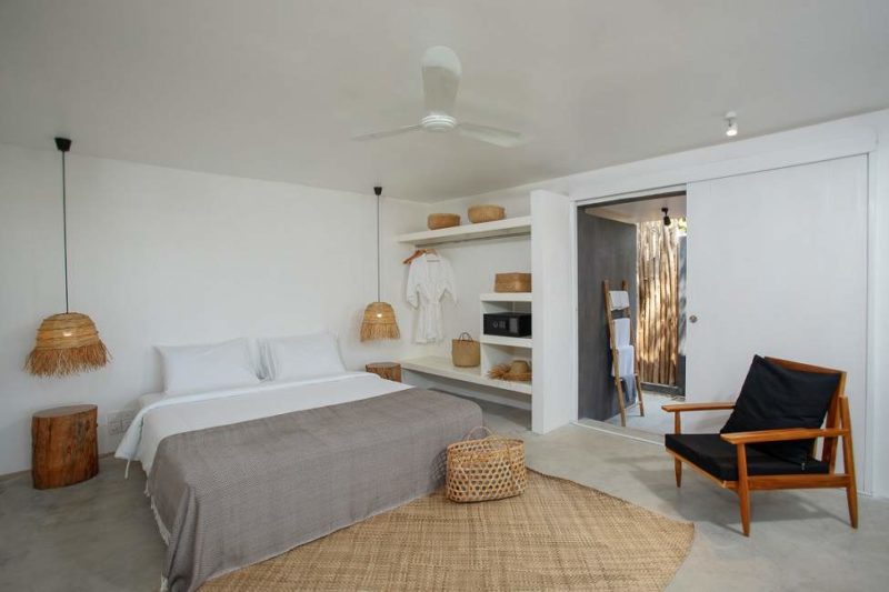Chambre de l'hôtel Tamu sur l'île de Kohrong - Cambodge | Au Tigre Vanillé