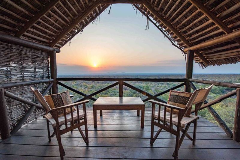 Terrasse au Maweninga Camp dans le parc de Tarangire - Tanzanie | Au Tigre Vanillé