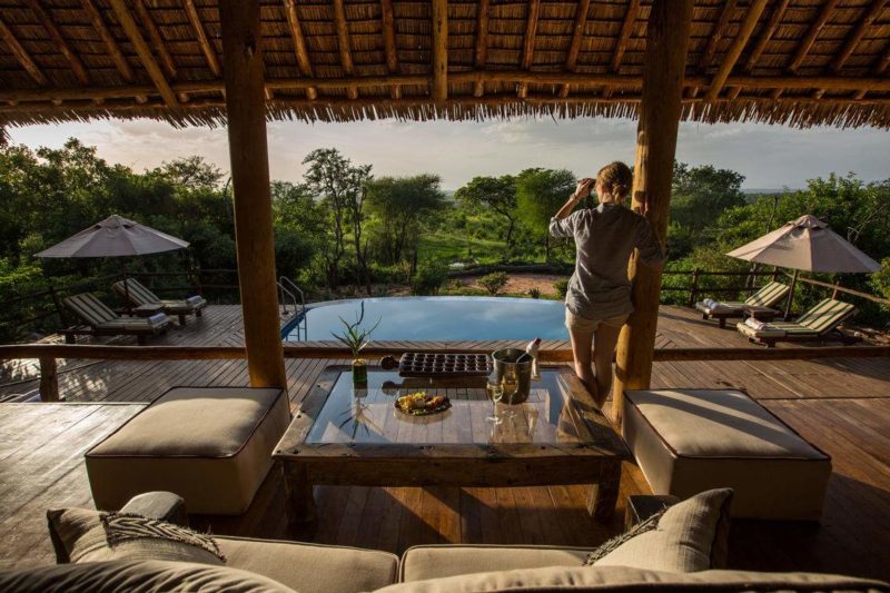Piscine du Tarangire Treetops Lodge - Tanzanie | Au Tigre Vanillé