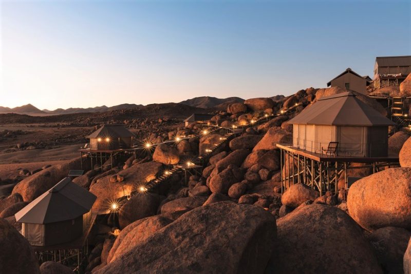Tentes de l'hotel Zannier à Sonop - Namibie | Au Tigre Vanillé