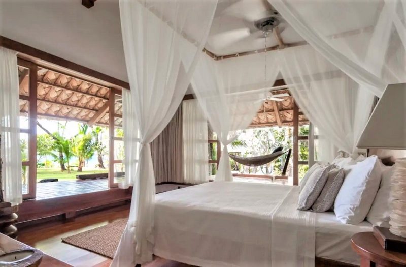 Chambre d'une villa de l'île privée de Ariara à Palawan - Philippines | Au Tigre Vanillé