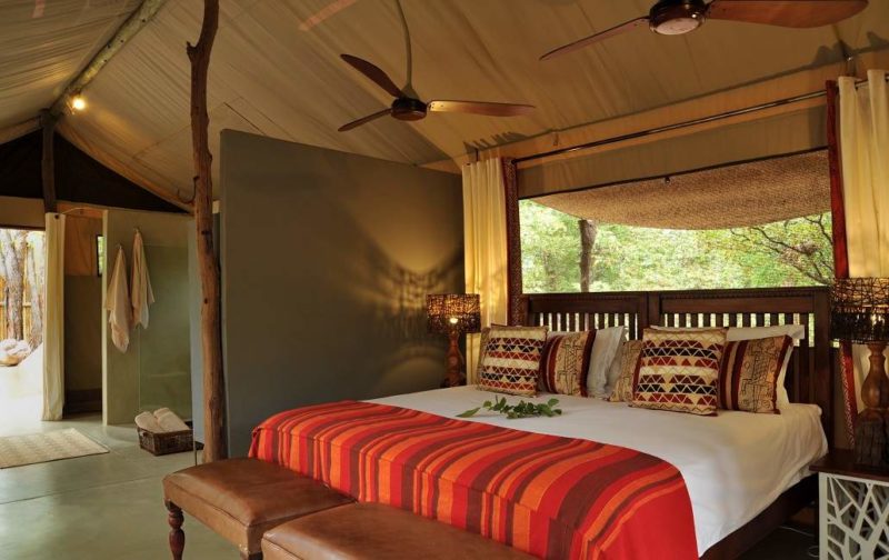 Chambre du Changa Safari Camp - Zimbabwe | Au Tigre Vanillé